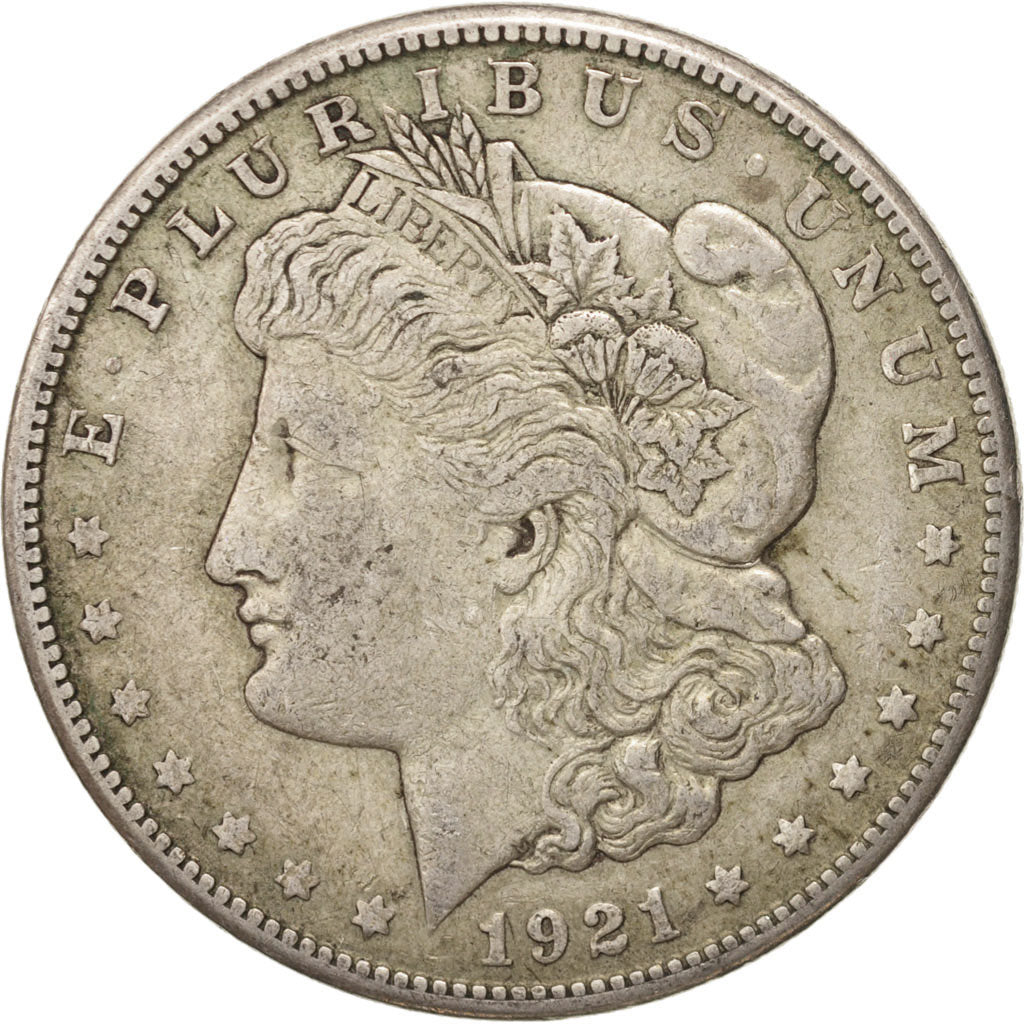 United States, Morgan Dollar, Dollar, 1921, U.S. Mint, San Francisco, VF(30-35)