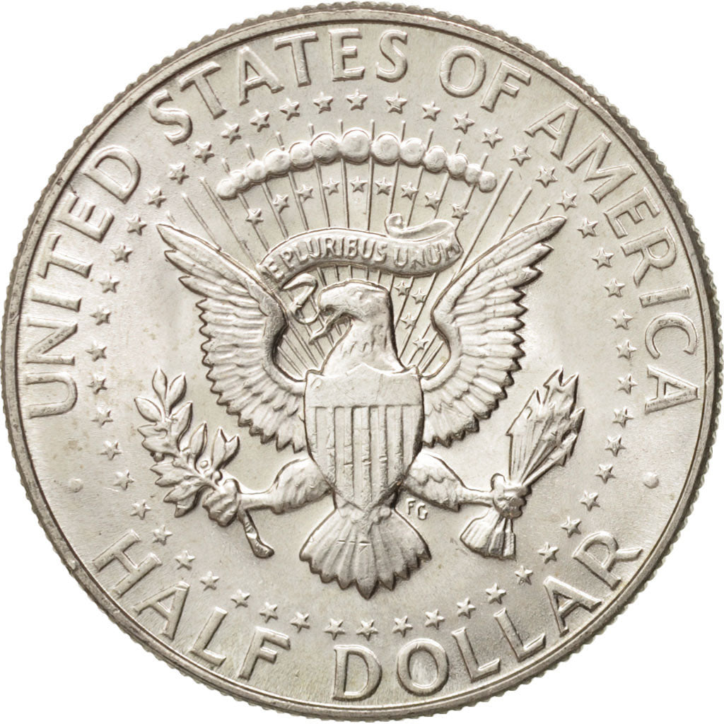 Coin, United States, Kennedy Half Dollar, Half Dollar, 1965, U.S. Mint