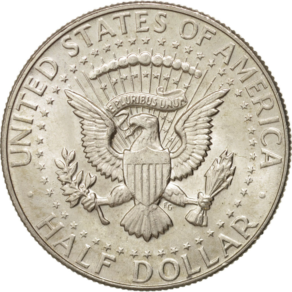 Coin, United States, Kennedy Half Dollar, Half Dollar, 1965, U.S. Mint