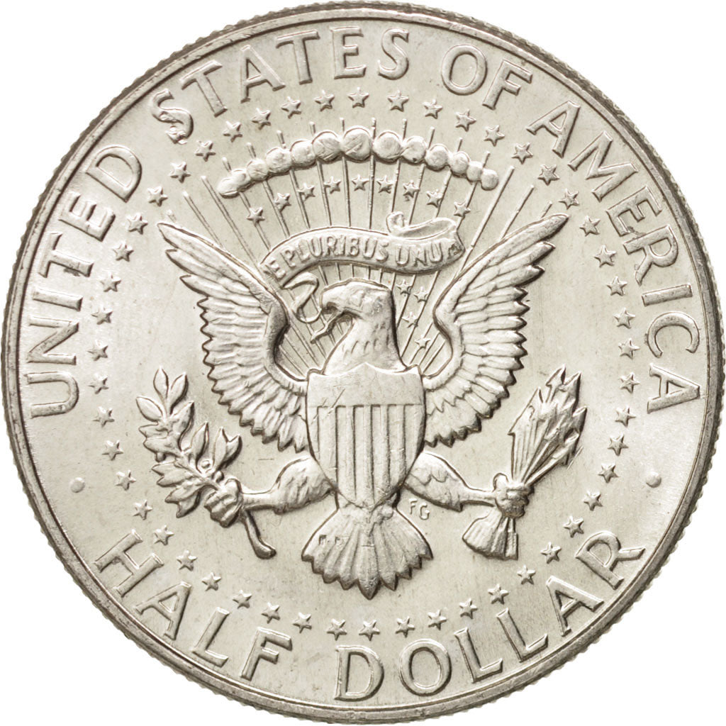Coin, United States, Kennedy Half Dollar, Half Dollar, 1965, U.S. Mint