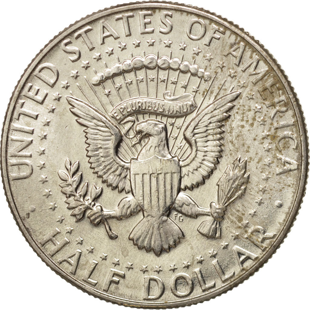 Coin, United States, Kennedy Half Dollar, Half Dollar, 1966, U.S. Mint