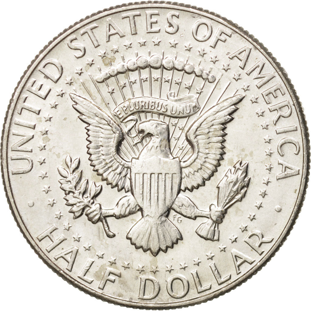 Coin, United States, Kennedy Half Dollar, Half Dollar, 1966, U.S. Mint