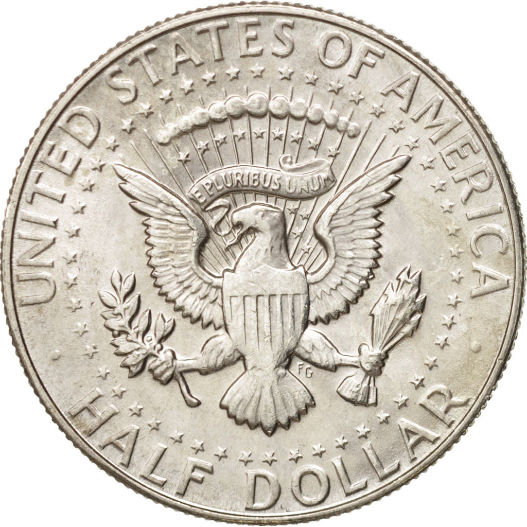 Coin, United States, Kennedy Half Dollar, Half Dollar, 1966, U.S. Mint