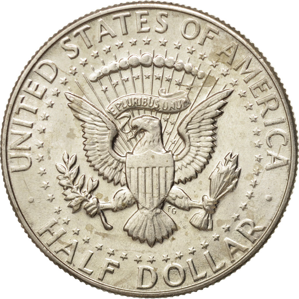 Coin, United States, Kennedy Half Dollar, Half Dollar, 1966, U.S. Mint