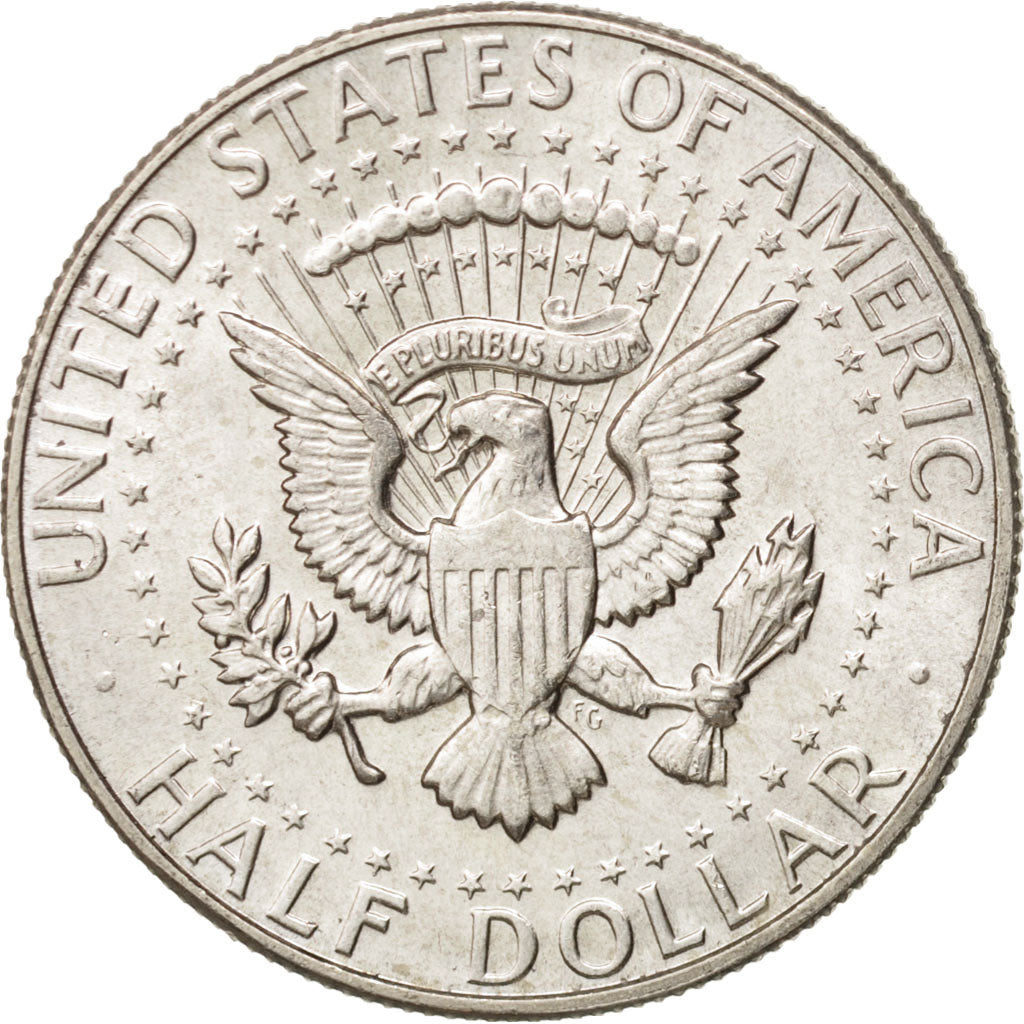 Coin, United States, Kennedy Half Dollar, Half Dollar, 1966, U.S. Mint