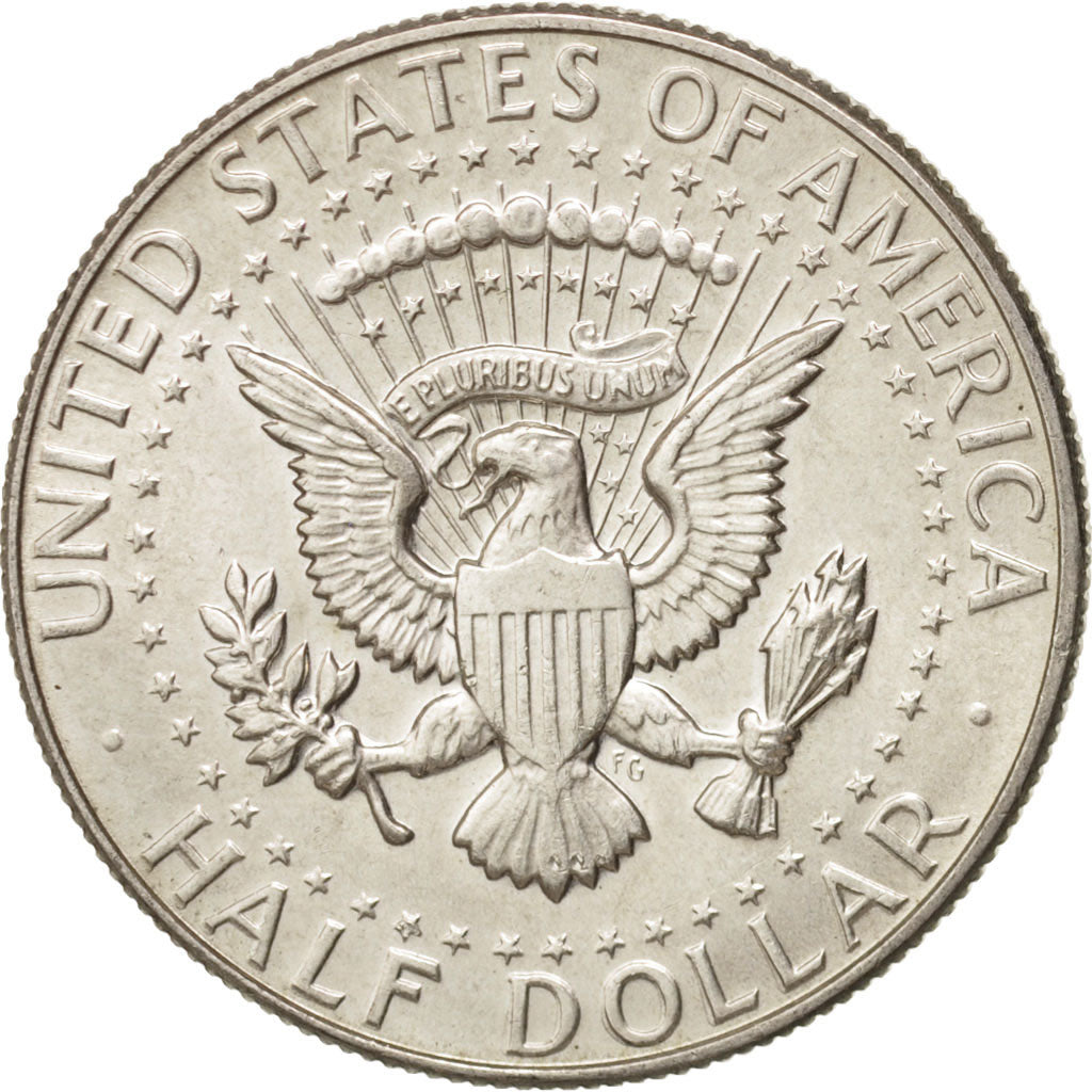 Coin, United States, Kennedy Half Dollar, Half Dollar, 1966, U.S. Mint