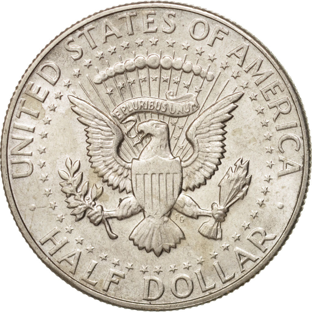 Coin, United States, Kennedy Half Dollar, Half Dollar, 1966, U.S. Mint