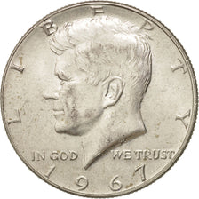 Coin, United States, Kennedy Half Dollar, Half Dollar, 1967, U.S. Mint