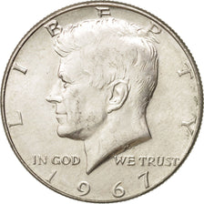 Coin, United States, Kennedy Half Dollar, Half Dollar, 1967, U.S. Mint