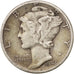 Coin, United States, Mercury Dime, Dime, 1943, U.S. Mint, Philadelphia