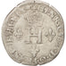 Monnaie, France, Demi Gros de Nesle, 1551, Paris, TB+, Argent, Sombart:4458