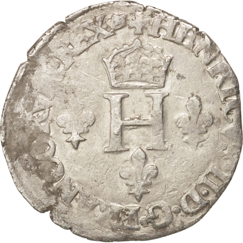 Munten, Frankrijk, Demi Gros de Nesle, 1551, Paris, FR, Zilver, Sombart:4458