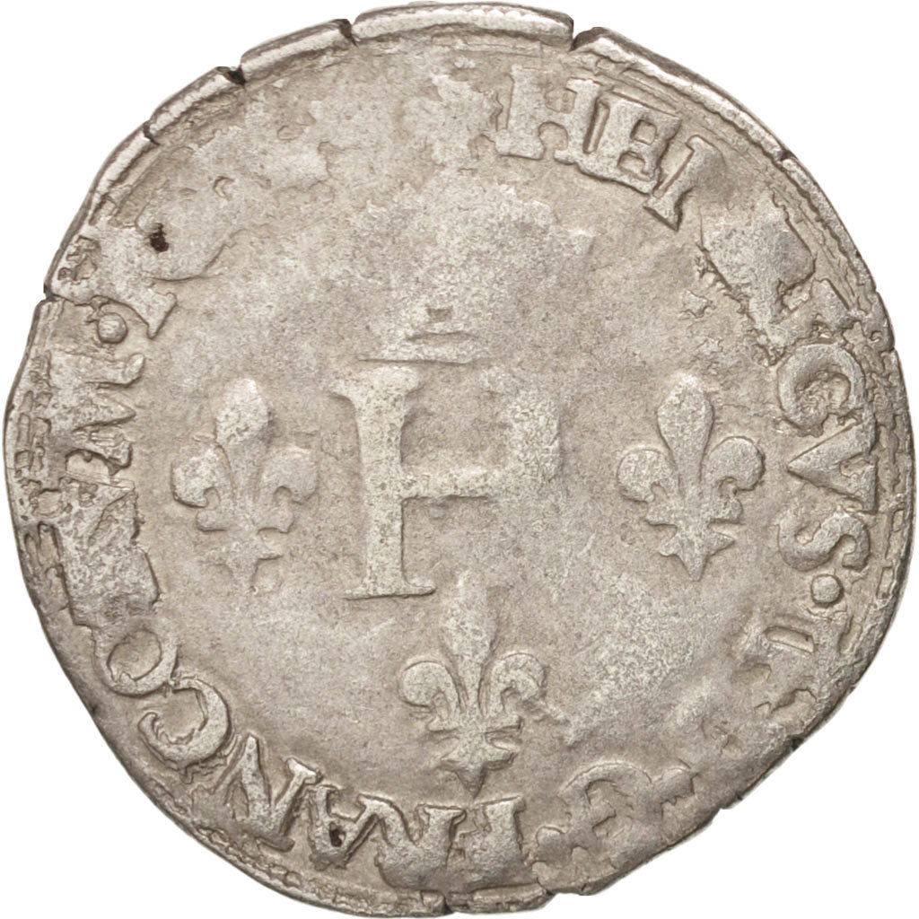 Munten, Frankrijk, Demi Gros de Nesle, 1551, Paris, FR, Zilver, Sombart:4458