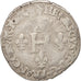 Moneda, Francia, Demi Gros de Nesle, 1551, Paris, BC+, Plata, Sombart:4458
