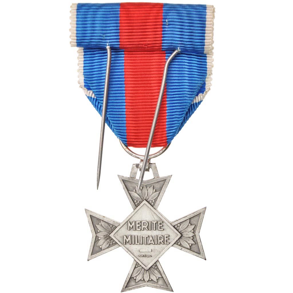 France, Ordre du Mérite Militaire, Medal, 1957, Très bon état, Argent, 33