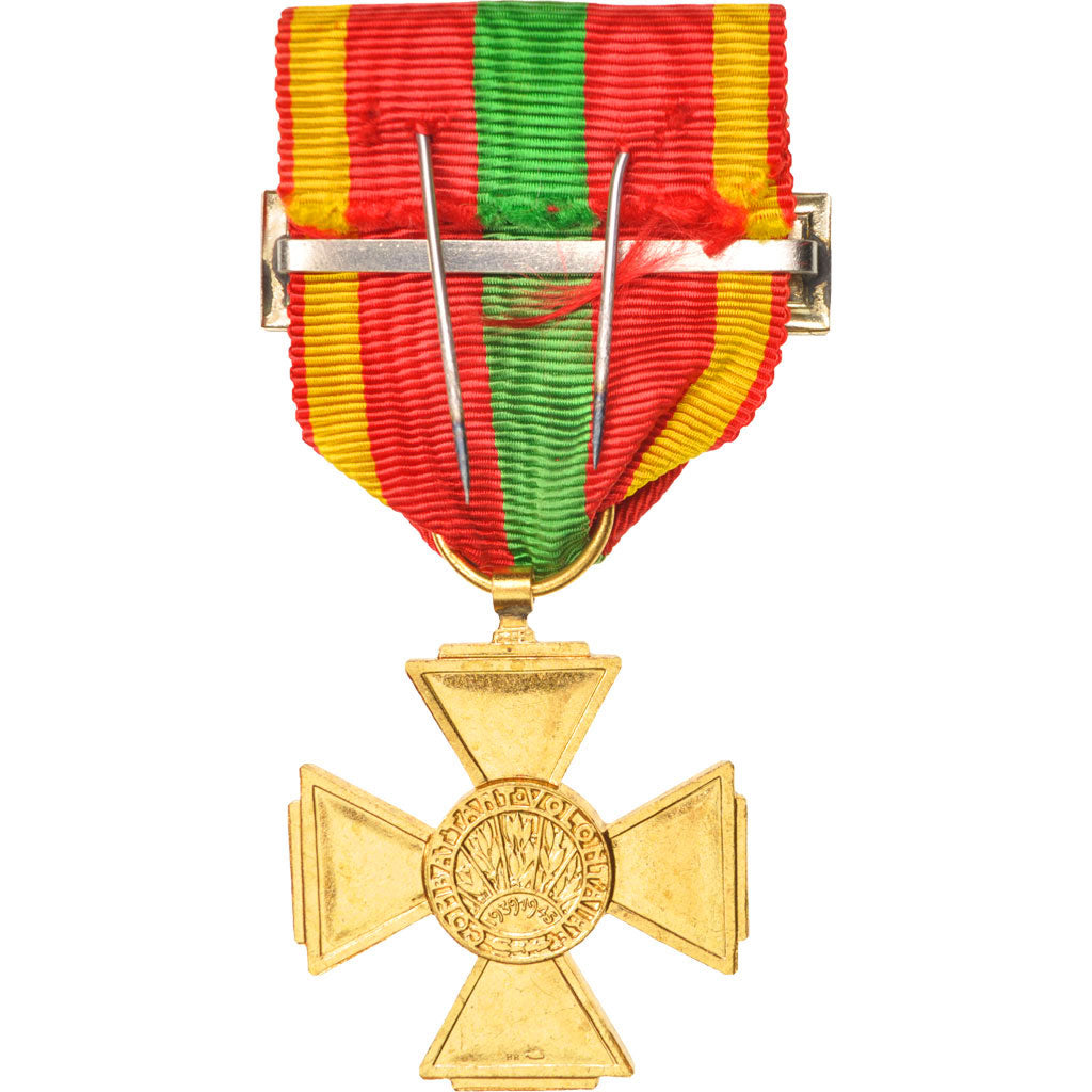 France, Croix du Combattant Volontaire de 1939-1945, Medal, 1953