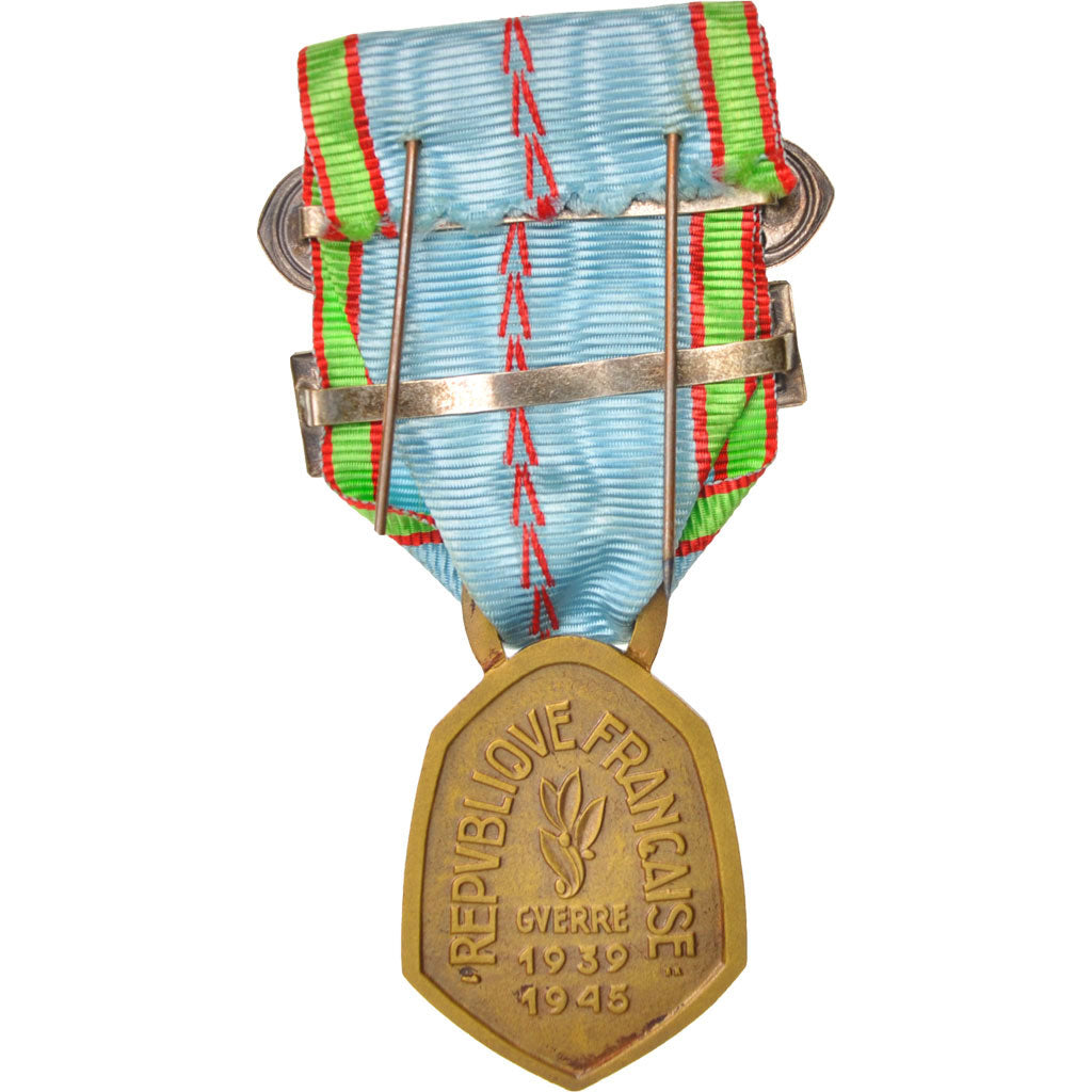 France, Médaille commémorative de 1939-1945, Medal, 1946, Excellent Quality