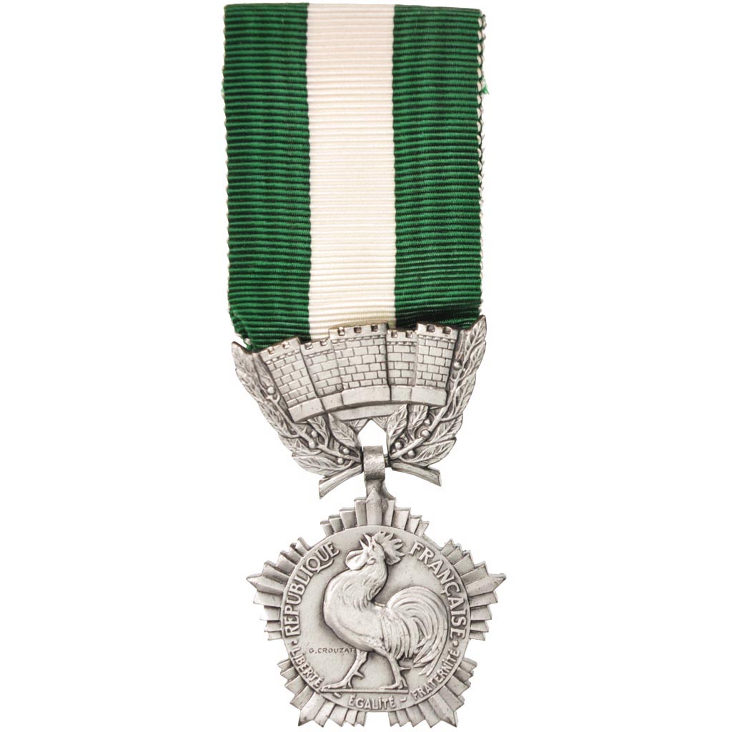 France, Médaille d'honneur départementale et communale, Medal, 1945