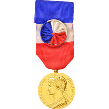 France, Médaille d'honneur du travail, Medal, 1964, Very Good Quality, Vermeil