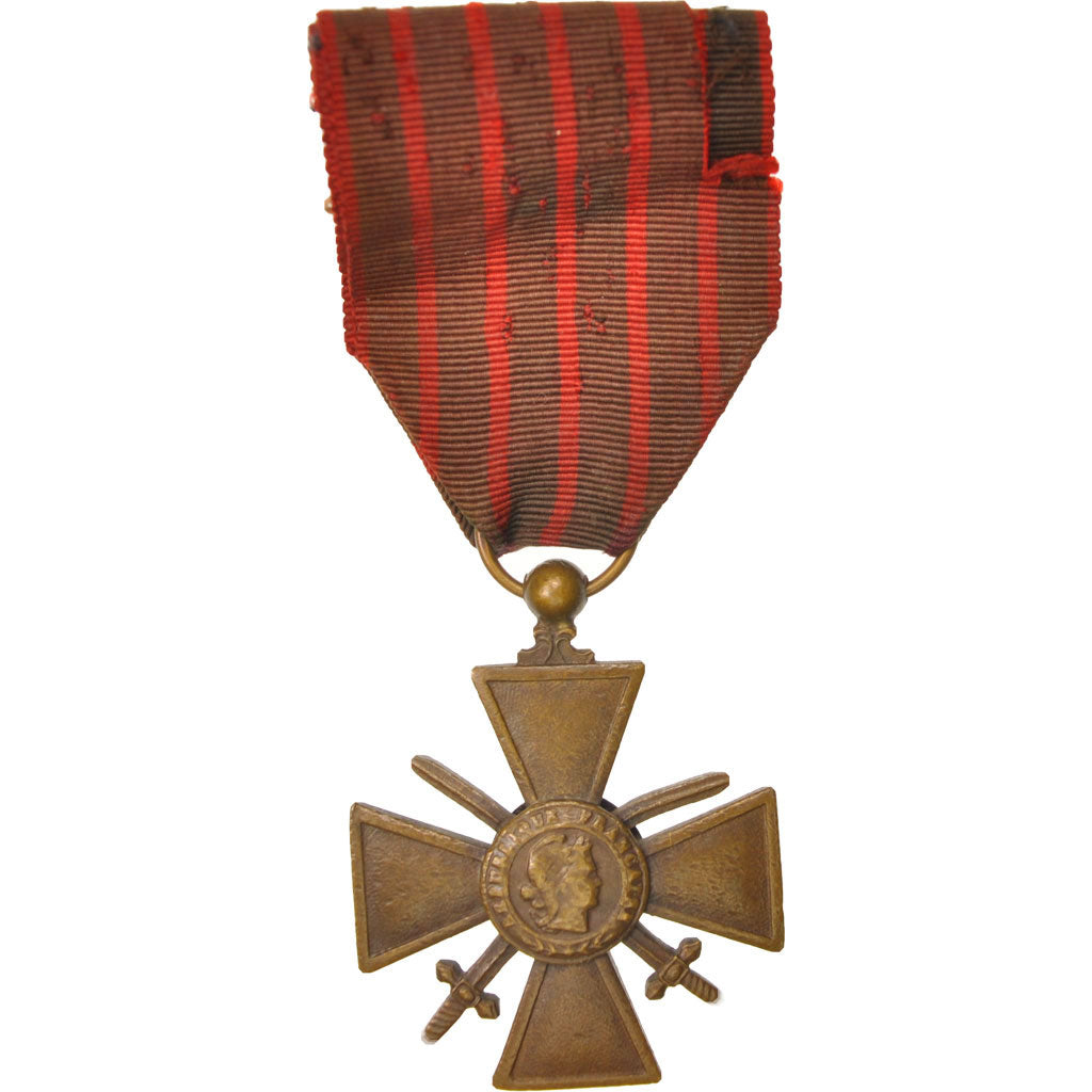 France, Croix de Guerre de 1914-1917, Medal, 1915, Law quality, Bronze, 37