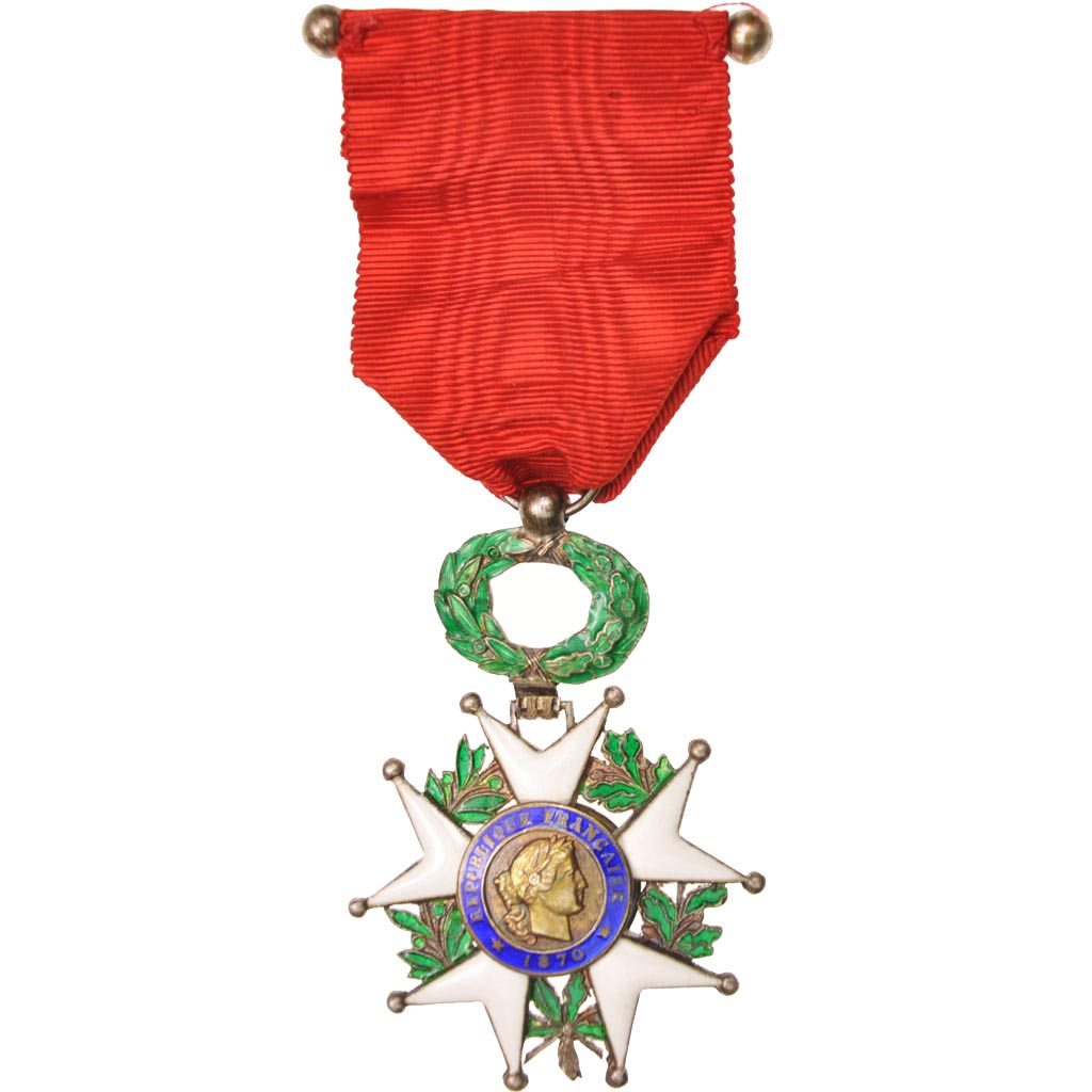 France, Légion d'Honneur, Medal, 1870, Uncirculated, Silver, 42