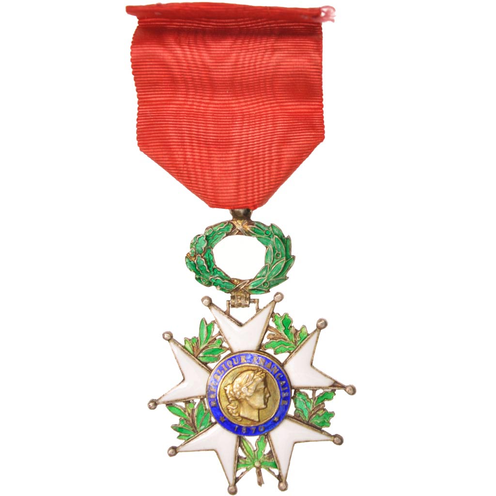 France, Légion d'Honneur, Medal, 1870, Very Good Quality, Silver, 42