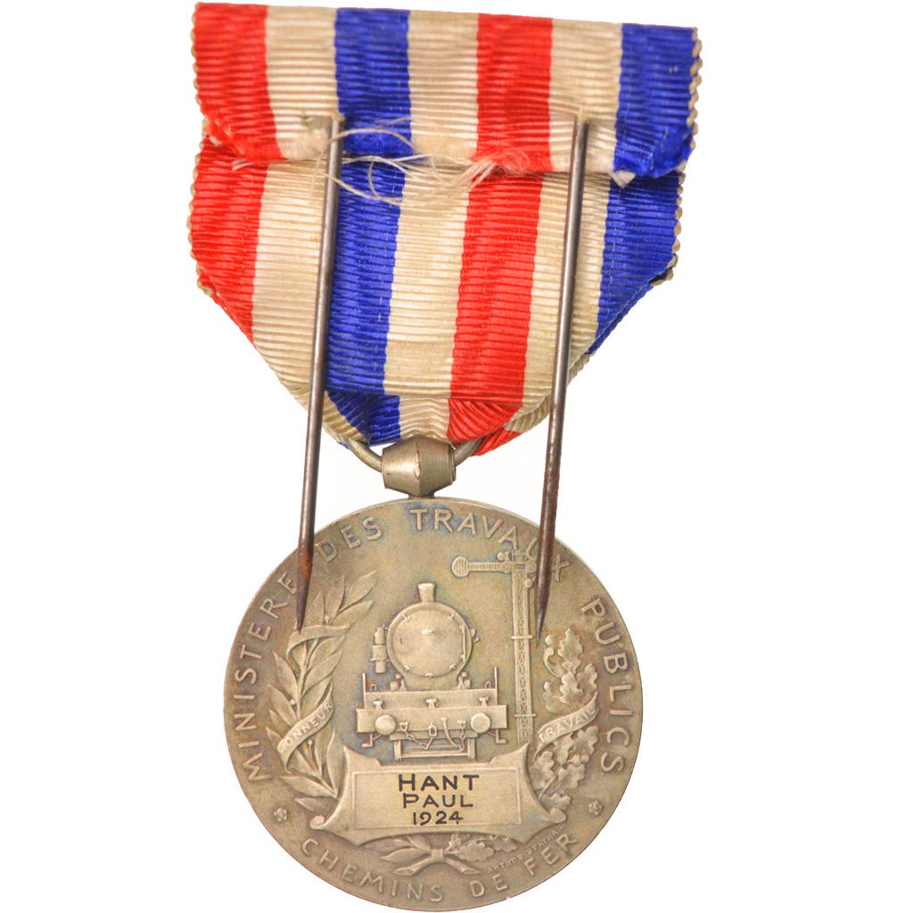Frankreich, Médaille d'honneur des chemins de fer, Medal, 1924, Excellent