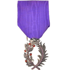 Francia, Ordre des Palmes Académiques, Medal, 1955, Very Good Quality, Argen...
