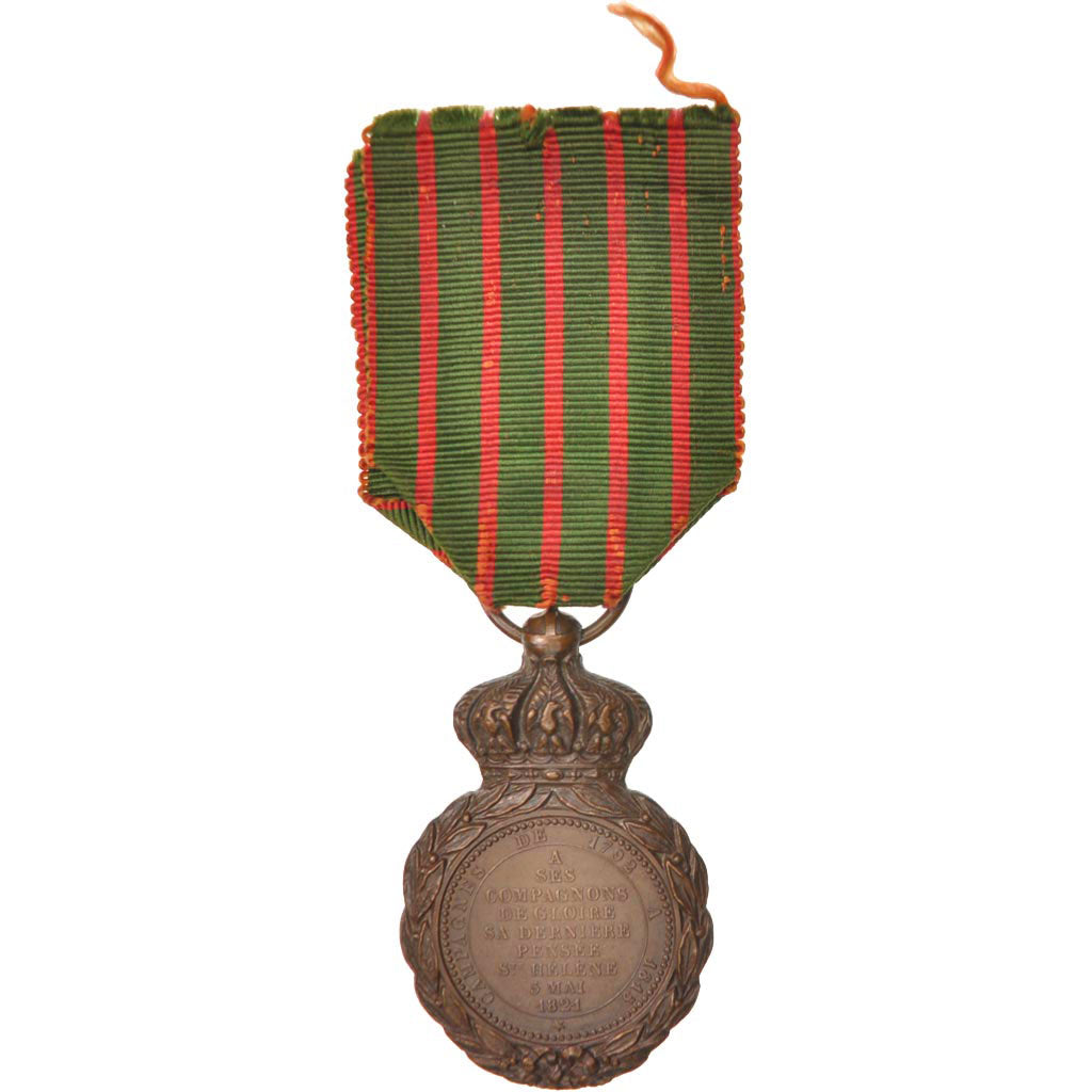 France, Saint Helena Medal, 1857, Excellent Quality, Bronze, 32