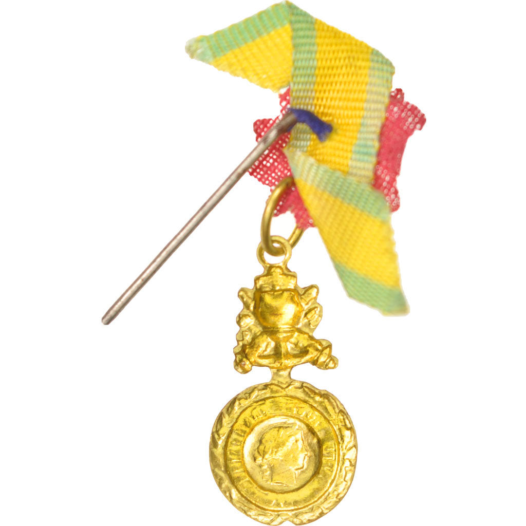 France, Médaille militaire, Réduction, Medal, 1870, Good Quality, Argent, 11