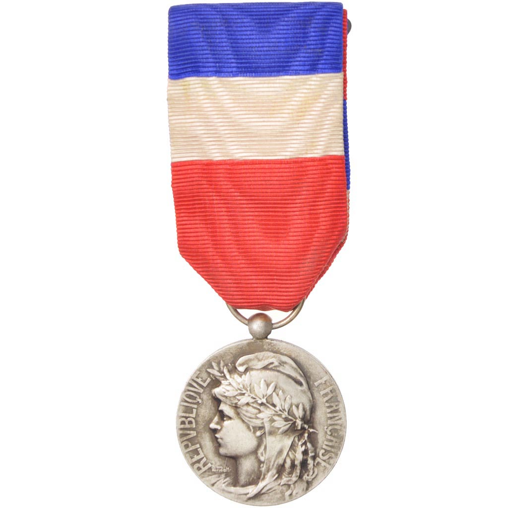 France, Médaille d'honneur du travail, Medal, Excellent Quality, Bronze, 28