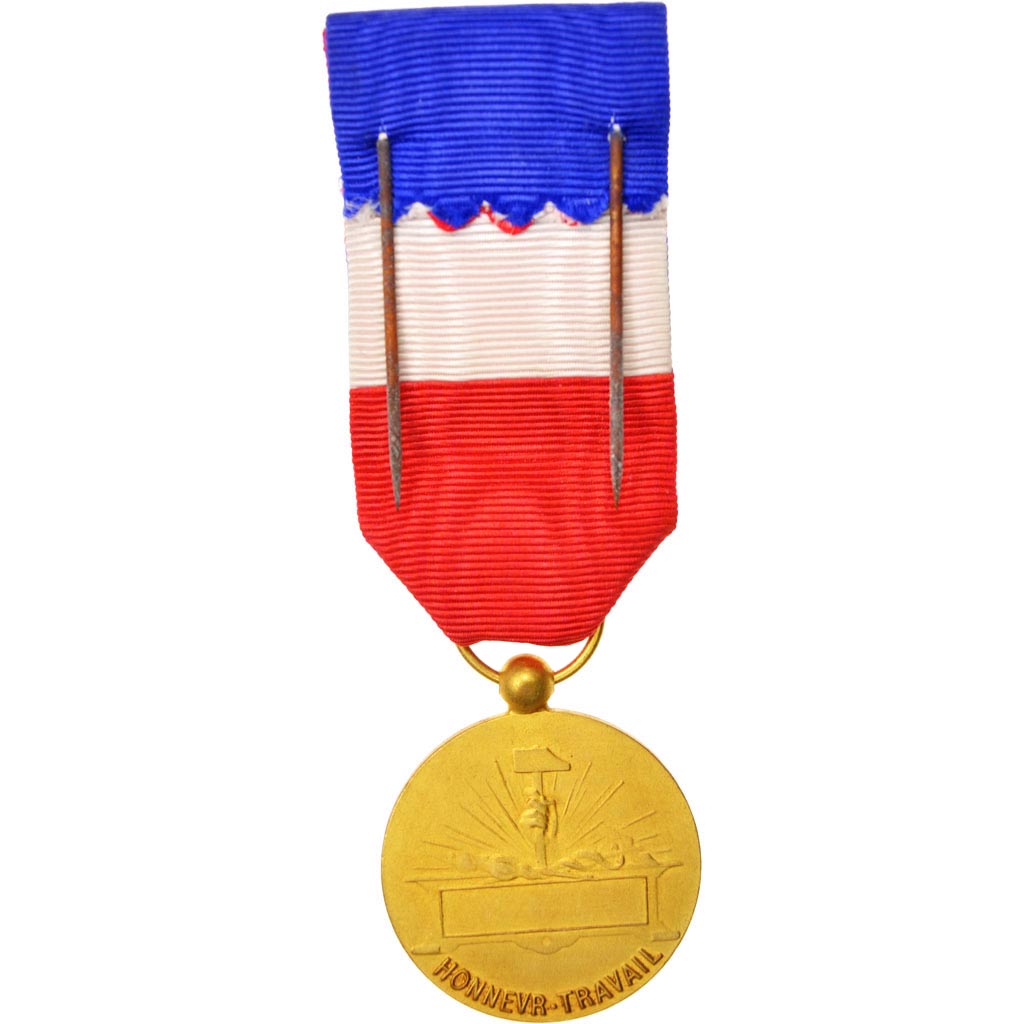 Frankreich, Médaille d'honneur du travail, Medal, Excellent Quality, Bronze, 28