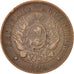Argentina, 2 Centavos, 1890, Buenos Aires, EF(40-45), Bronze, KM:33