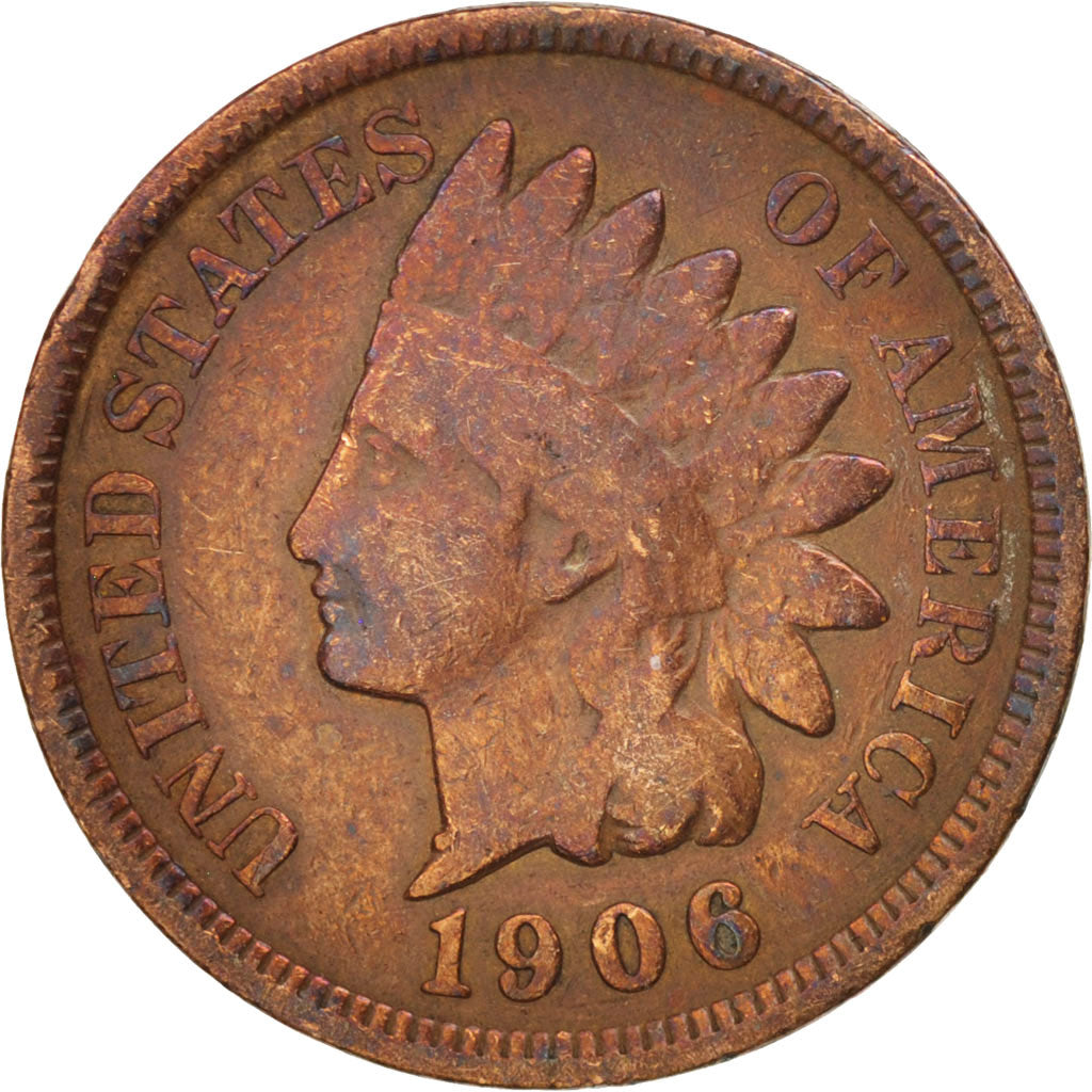 United States, Indian Head Cent, Cent, 1906, U.S. Mint, Philadelphia