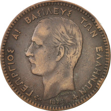 Greece, George I, 2 Lepta, 1878, Bordeaux, VF(30-35), Copper, KM:53