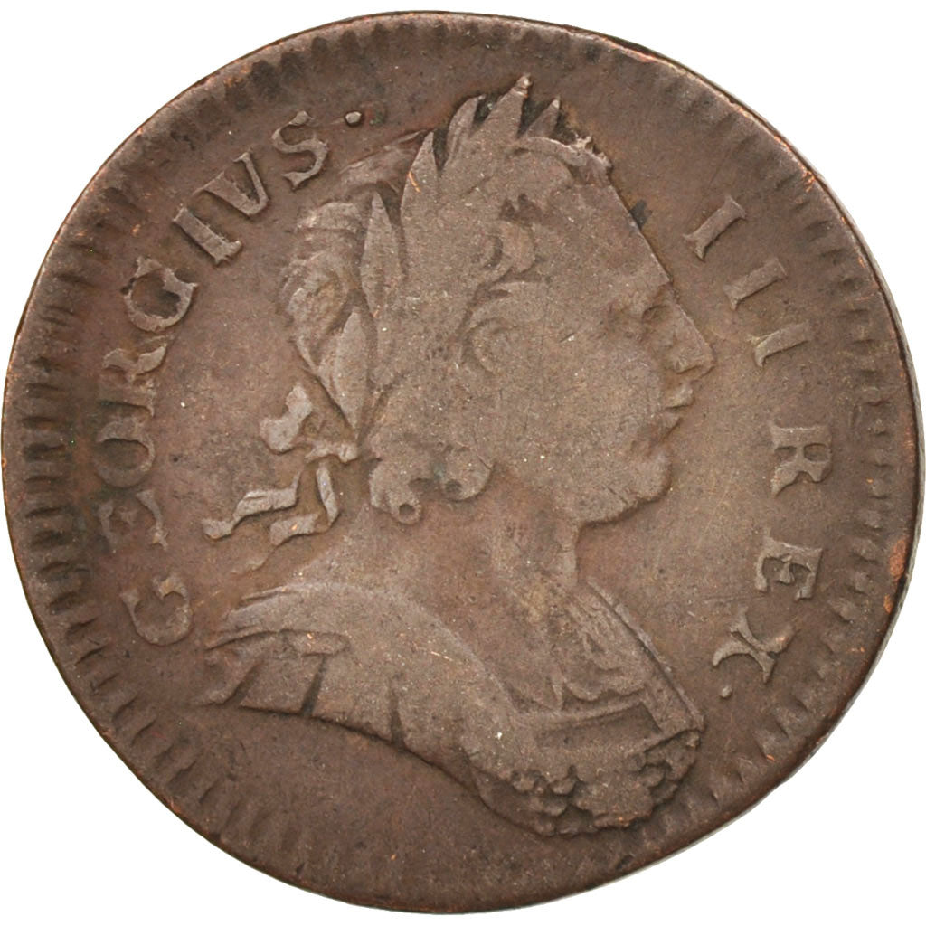 Great Britain, George III, Farthing, 1773, VF(20-25), Copper