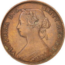Great Britain, Victoria, 1/2 Penny, 1861, EF(40-45), Bronze
