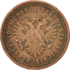 Austria, Franz Joseph I, Kreuzer, 1851, Vienne, EF(40-45), Copper, KM:2185