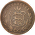 Coin, Guernsey, 8 Doubles, 1864, Heaton, Birmingham, VF(20-25), Bronze, KM:7