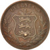 Moneta, Guernsey, 8 Doubles, 1874, Heaton, Birmingham, VF(20-25), Bronze, KM:7