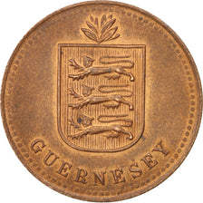 Monnaie, Guernsey, 4 Doubles, 1920, Heaton, SUP+, Bronze, KM:13