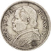 Coin, ITALIAN STATES, PAPAL STATES, Pius IX, Lira, 1868, Roma, AU(50-53)