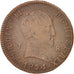 Spagna, Ferdinand VII, 8 Maravedis, 1824, Jubia, BB, Rame, KM:502.1