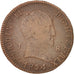 Espagne, Ferdinand VII, 8 Maravedis, 1824, Jubia, TTB, Cuivre, KM:502.1