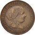 Espagne, Isabel II, 5 Centimos, 1868, Madrid, TTB, Cuivre, KM:635.5