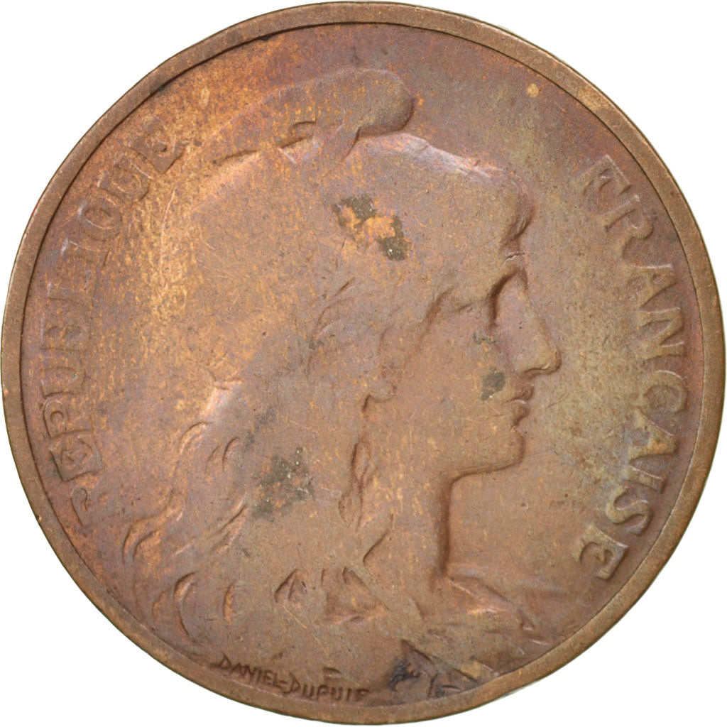 Coin, France, Dupuis, 5 Centimes, 1904, Paris, F(12-15), Bronze, KM:842