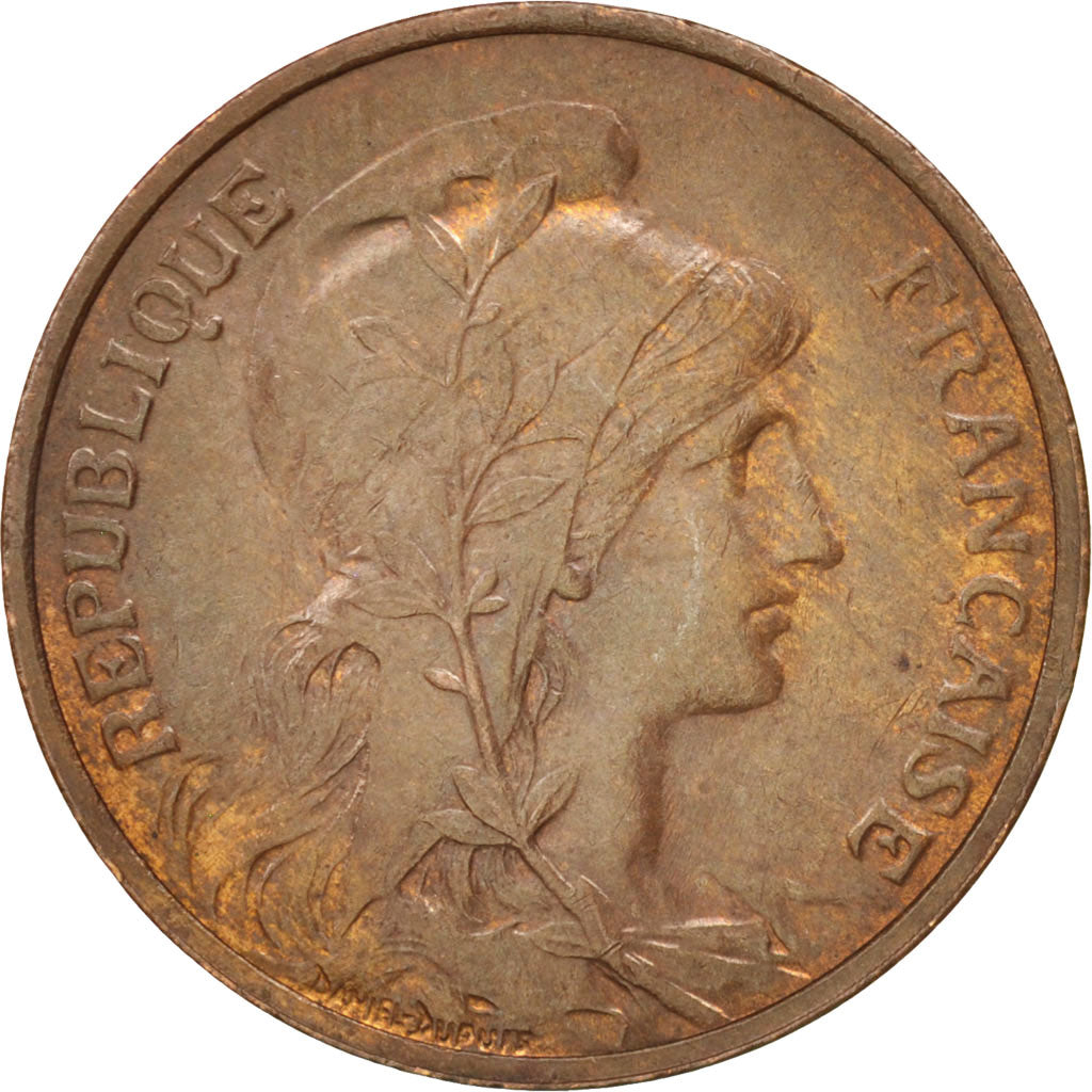 Coin, France, Dupuis, 5 Centimes, 1916, Paris, AU(55-58), Bronze, KM:842