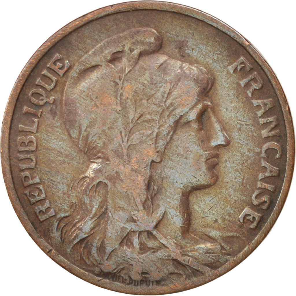 Coin, France, Dupuis, 10 Centimes, 1913, Paris, VF(30-35), Bronze, KM:843