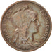 Moneda, Francia, Dupuis, 10 Centimes, 1913, Paris, BC+, Bronce, KM:843