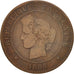France, Cérès, 5 Centimes, 1886, Paris, F(12-15), Bronze, KM:821.1